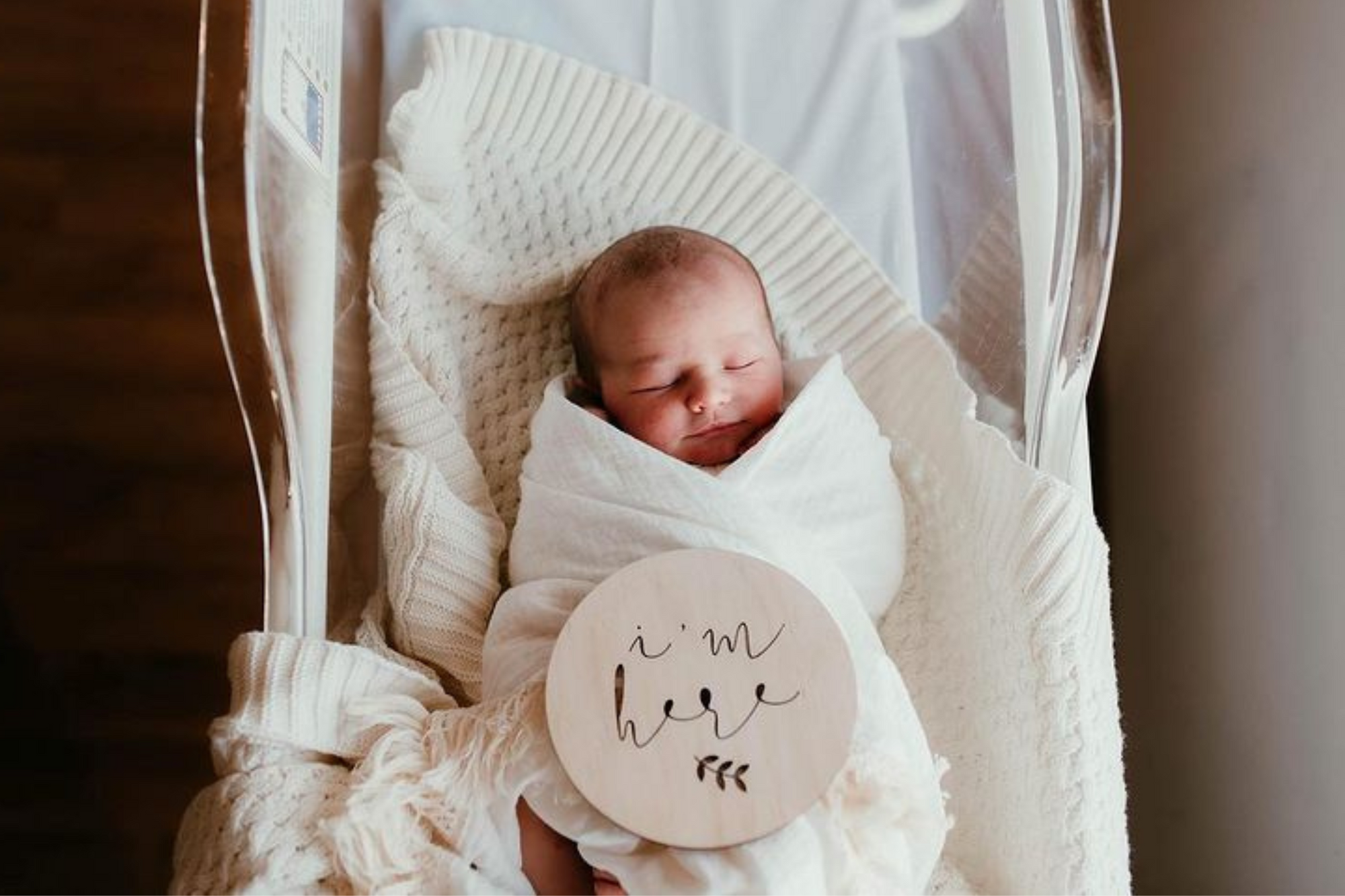 I'm Here: Baby Announcement Photo Inspiration